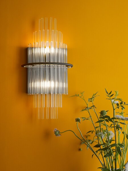 Dar Lighting glamour modern fali lámpa lukas fekete darluk0922