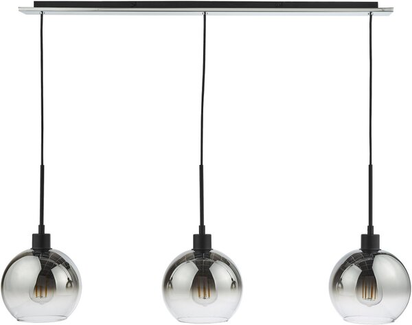 Dar Lighting glamour modern függeszték lycia matt fekete darlyc0322
