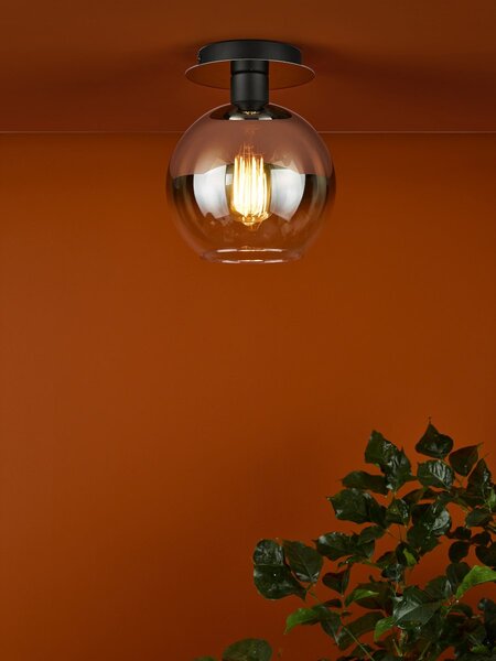 Dar Lighting modern mennyezeti lámpa lycia matt fekete darlyc0122