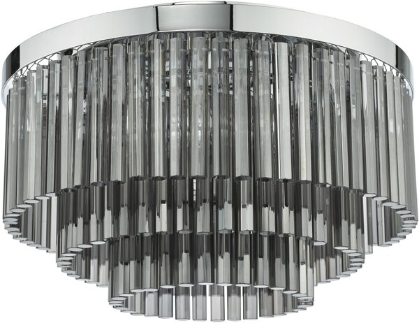 Dar Lighting glamour modern mennyezeti lámpa logan csiszolt króm darlog5410