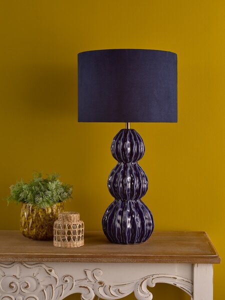 Dar Lighting modern asztali lámpa lorelai kék darlor4223