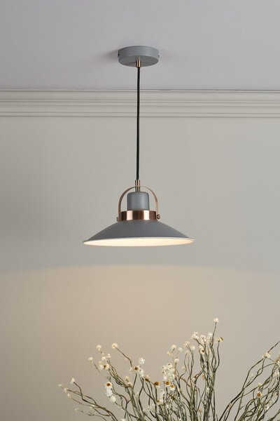 Dar Lighting vintage függeszték liden szürke darlid0139