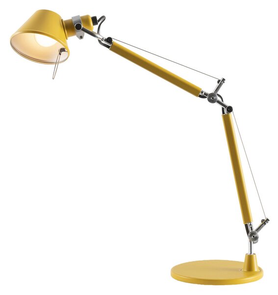 Asztali lámpa Artemide, Tolomeo Micro, Sárga, Dolgozószoba / iroda, Fém, Dizájn