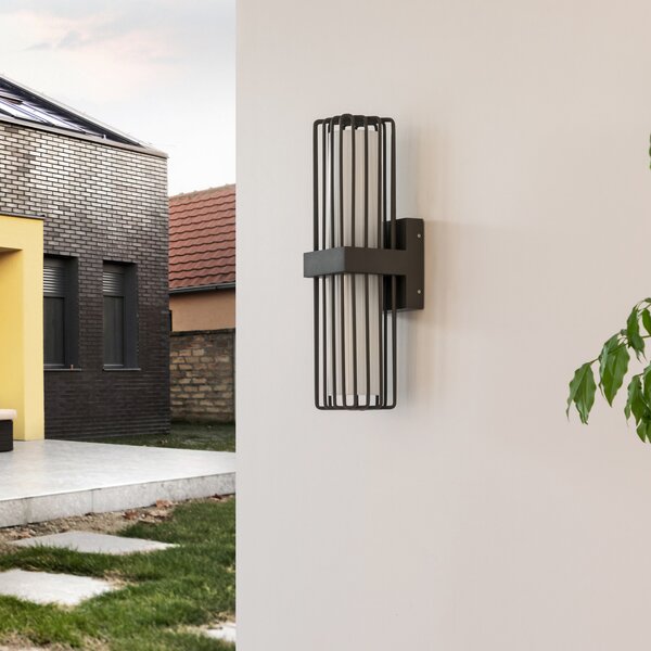 Kültéri Lámpa Lucande, Chandan, dimmable, Fekete, Terasz, Alumínium, Modern