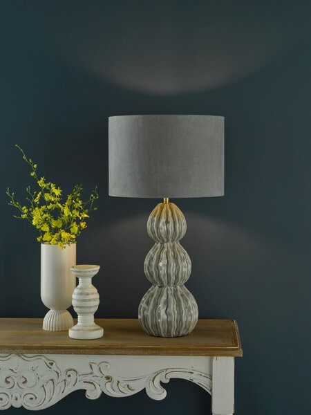 Dar Lighting modern asztali lámpa lorelai szürke darlor4239
