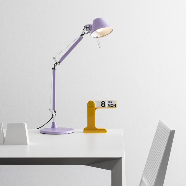 Asztali lámpa Artemide, Tolomeo Micro, Lila, Dolgozószoba / iroda, Fém, Dizájn