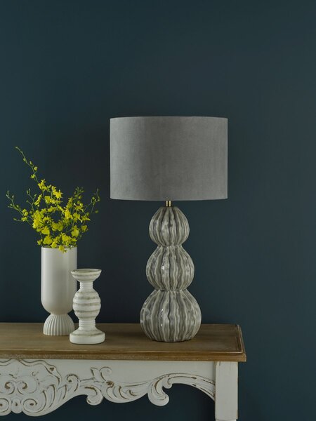 Dar Lighting modern asztali lámpa lorelai szürke darlor4239