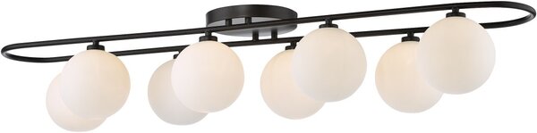 Dar Lighting modern mennyezeti lámpa luana fehér matt fekete darlua4822