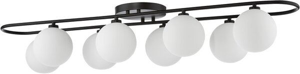 Dar Lighting modern mennyezeti lámpa luana fehér matt fekete darlua4822