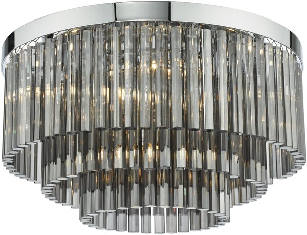 Dar Lighting glamour modern mennyezeti lámpa logan csiszolt króm darlog5410