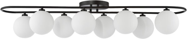 Dar Lighting modern mennyezeti lámpa luana fehér matt fekete darlua4822