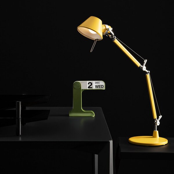 Asztali lámpa Artemide, Tolomeo Micro, Sárga, Dolgozószoba / iroda, Fém, Dizájn