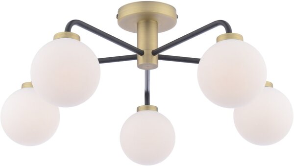 Dar Lighting modern mennyezeti lámpa lainey fehér matt fekete darlai5454-02