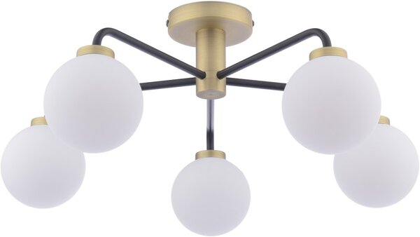 Dar Lighting modern mennyezeti lámpa lainey fehér matt fekete darlai5454-02