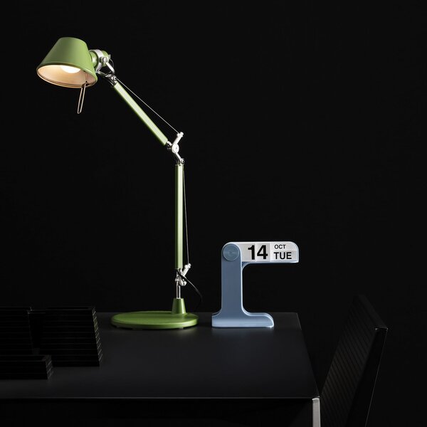 Asztali lámpa Artemide, Tolomeo Micro, Zöld, Dolgozószoba / iroda, Fém, Dizájn