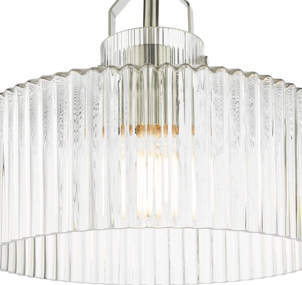 Dar Lighting modern mennyezeti lámpa lenka szatén nikkel darlen4846