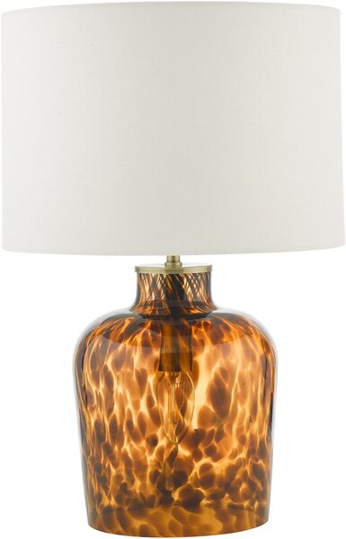 Dar Lighting modern asztali lámpa leandra borostyán darlea4206