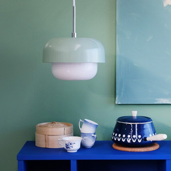 Függőlámpa Dyberg Larsen, Haipot, dimmable, Zöld, Nappali, Fém, Skandináv