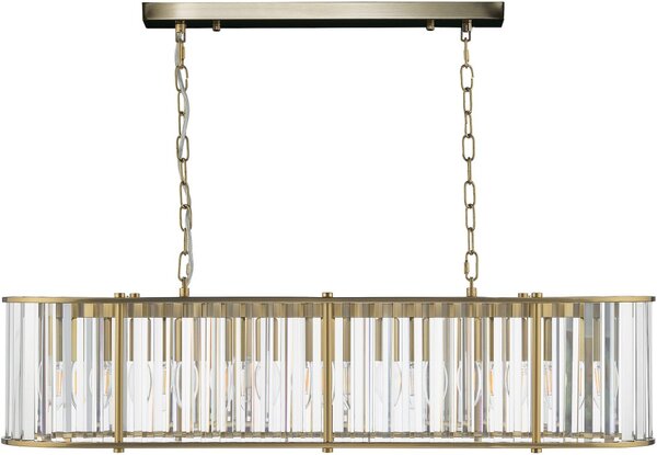Dar Lighting glamour kristály modern függeszték kiran sárgaréz darkir3435