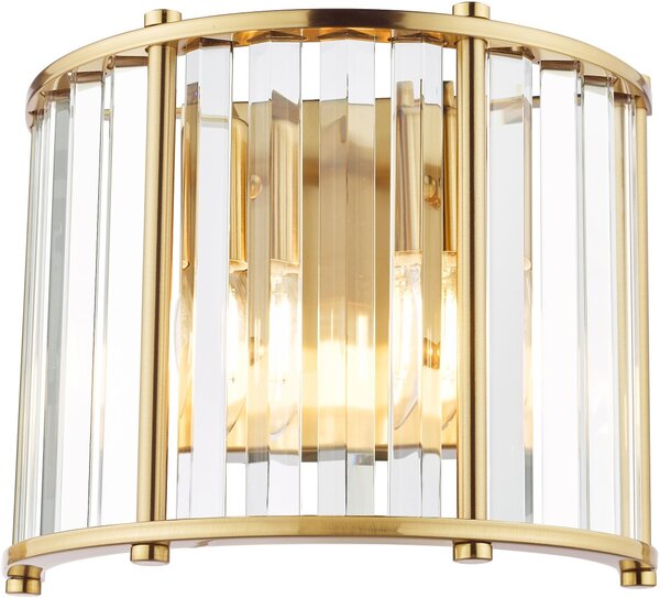 Dar Lighting glamour kristály modern fali lámpa kiran sárgaréz darkir0935