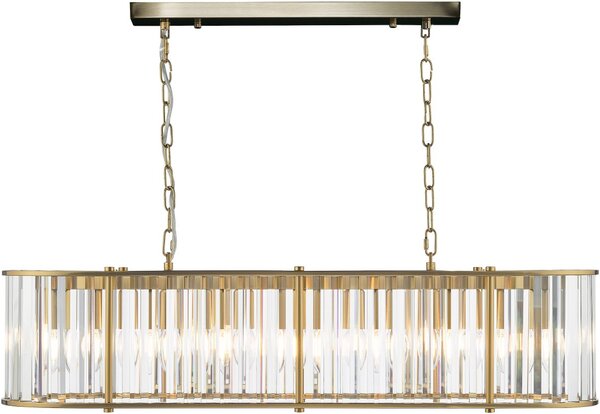 Dar Lighting glamour kristály modern függeszték kiran sárgaréz darkir3435