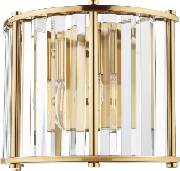 Dar Lighting glamour kristály modern fali lámpa kiran sárgaréz darkir0935