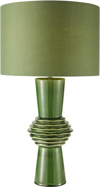 Dar Lighting modern asztali lámpa lagle antik sárgaréz zöld darlag4224