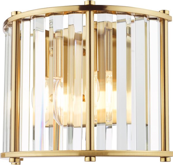 Dar Lighting glamour kristály modern fali lámpa kiran sárgaréz darkir0935