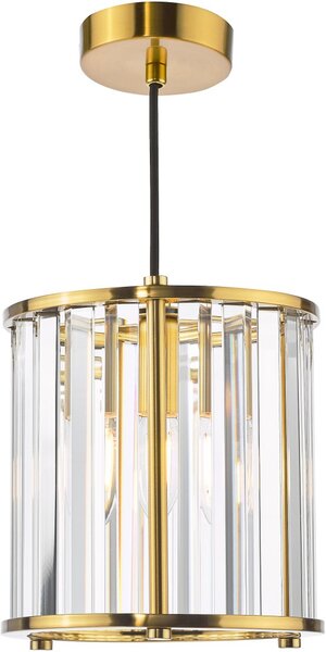 Dar Lighting glamour kristály modern függeszték kiran sárgaréz darkir0135