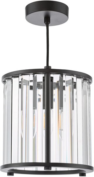 Dar Lighting glamour kristály modern függeszték kiran fekete darkir0122
