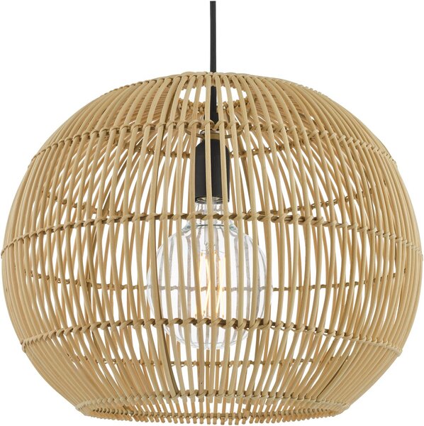 Dar Lighting vintage boho függeszték kesler világos fa darkes0129