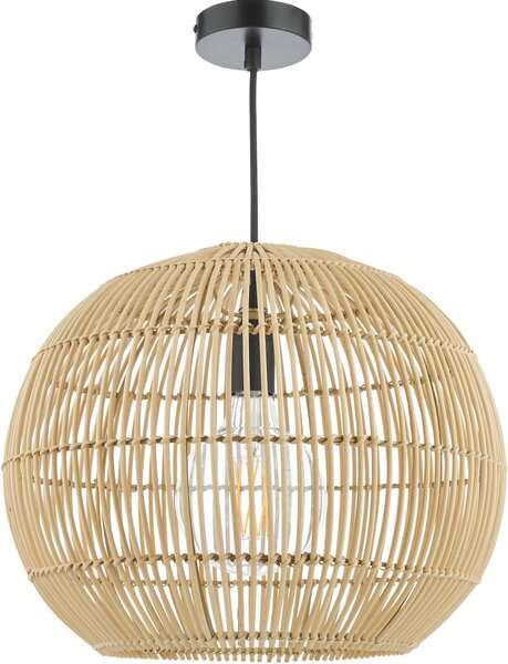 Dar Lighting vintage boho függeszték kesler világos fa darkes0129