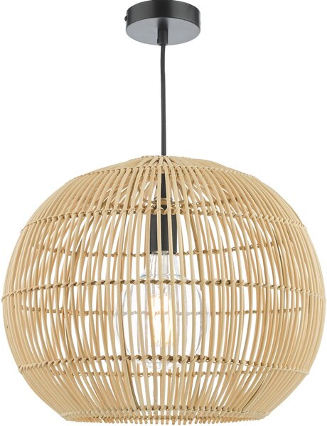 Dar Lighting vintage boho függeszték kesler világos fa darkes0129
