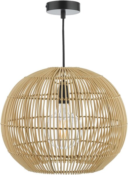 Dar Lighting vintage boho függeszték kesler világos fa darkes0129