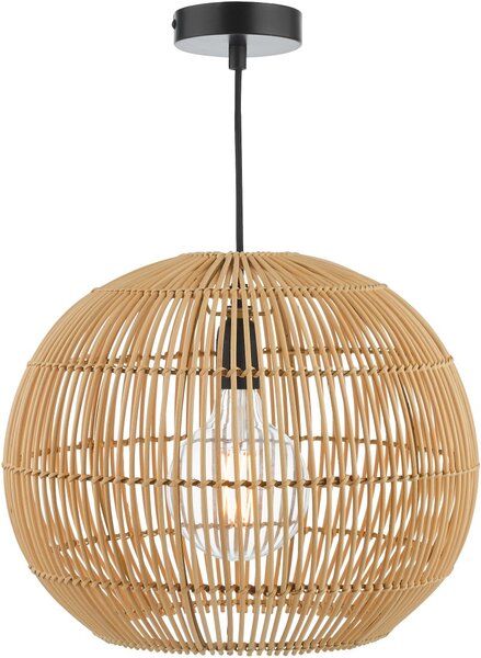 Dar Lighting vintage boho függeszték kesler világos fa darkes0129