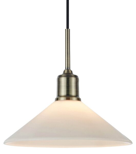 Vela Függőlámpa Antique Brass/Shiny White - Markslöjd