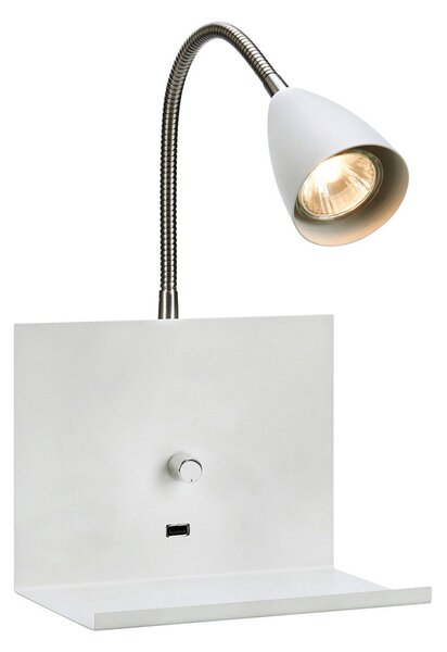 Fali Lámpa Markslöjd, Logi, dimmable, Fehér, Hálószoba, Fém, Modern