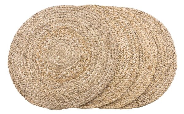 Juta tányéralátét szett 4 db-os ø 38 cm Bombay – House Nordic