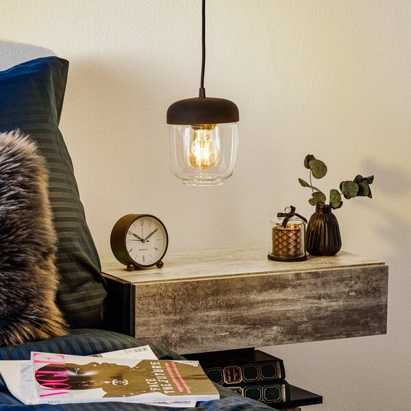 Függőlámpa UMAGE, Acorn, dimmable, Fekete, Nappali, Üveg, Dizájn