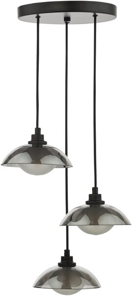Dar Lighting modern függeszték kadience fekete füstös darkad8822
