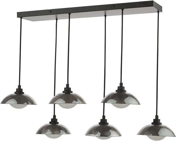 Dar Lighting modern függeszték kadience fekete füstös darkad6422