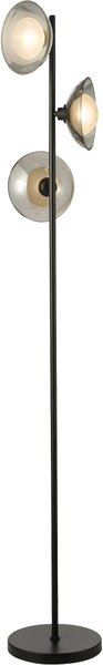 Dar Lighting modern állólámpa kadience fekete füstös darkad4922