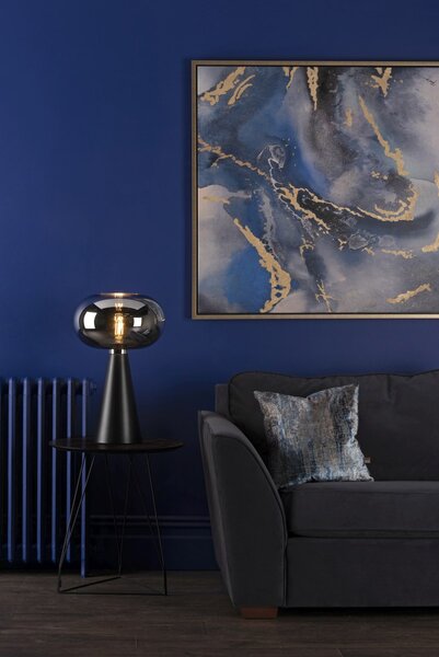 Dar Lighting modern asztali lámpa jensen füstös darjen4222