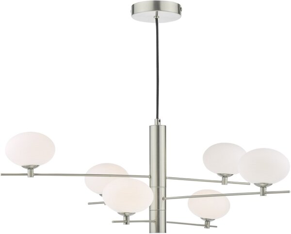 Dar Lighting modern függeszték jasper szatén nikkel darjas0646