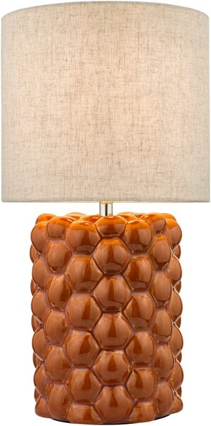 Dar Lighting modern asztali lámpa jayden narancs darjay4211