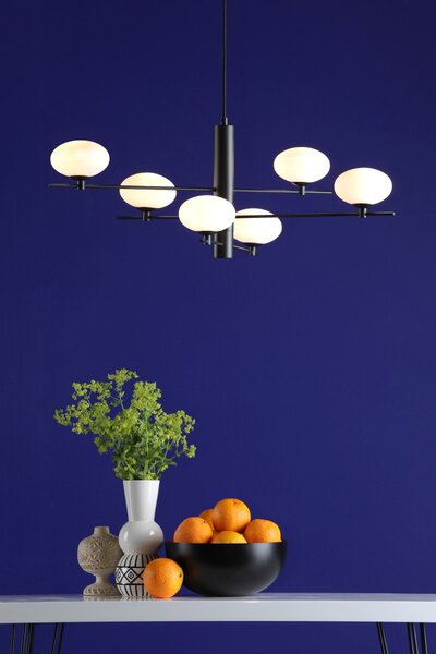 Dar Lighting modern függeszték jasper fehér matt fekete darjas0622