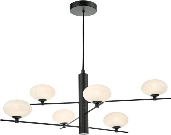 Dar Lighting modern függeszték jasper fehér matt fekete darjas0622