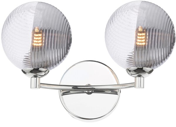 Dar Lighting modern fali lámpa izzy csiszolt króm darizz0950-18