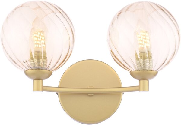 Dar Lighting modern fali lámpa izzy borostyán arany darizz0935-25