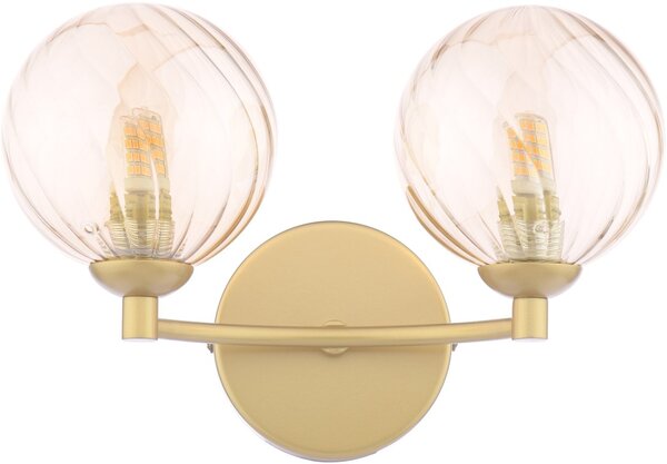 Dar Lighting modern fali lámpa izzy borostyán arany darizz0935-25